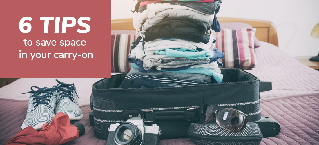 how to easily pack your carry-on luggage in 6 steps