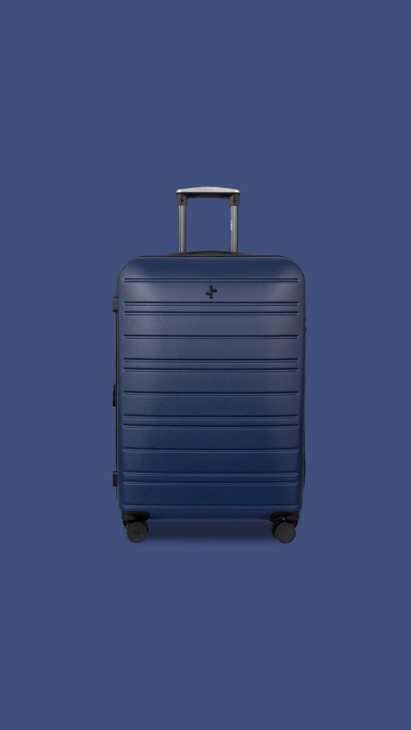The new legend luggage in navy. 
