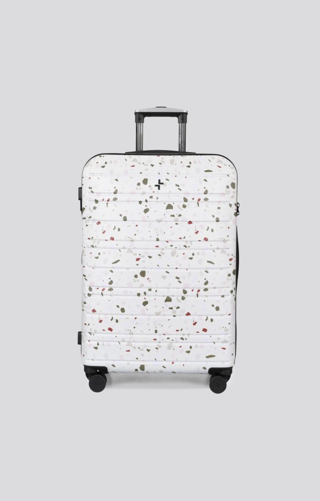 La nouvelle valise Legend en multicolore blanc.